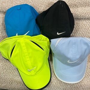 Bundle of Nike running or golf hats